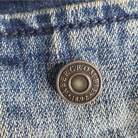 JACK SKELLINGTON vest hand‎ painted distressed jean denim XL - Picture 9 of 9